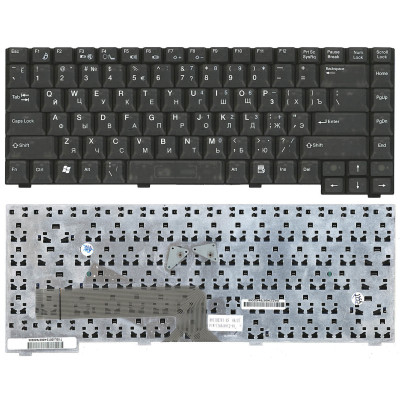 Клавіатура для ноутбука Fujitsu Amilo M1437, M1439, D7850 Black, RU