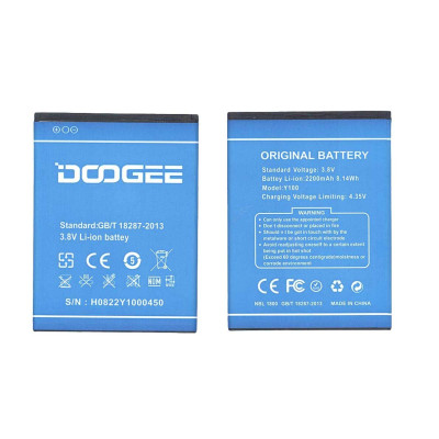 Акумулятор для Doogee CS-DGY100SL Y100 Valencia 2, Y100 3.8V Blue 2200mAh 8.14Wh