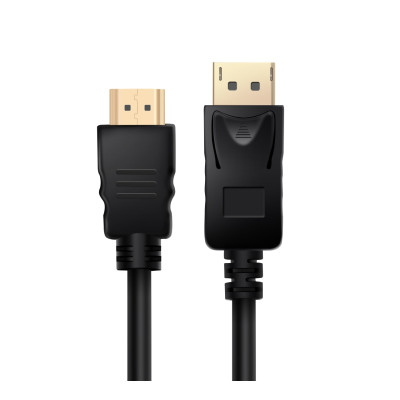 Кабель Prologix DisplayPort - HDMI (M/M), 1 м, Black (PR-DP-HDMI-P-02-30-1m)