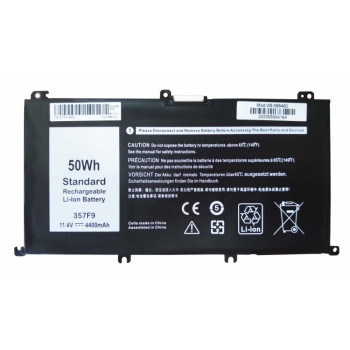 Акумулятор для ноутбука Dell 357F9 Inspiron 15 7000 11.4V Black 5200mAh 