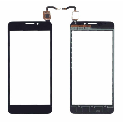 Тачскрін (Сенсорне скло) для смартфона Alcatel Idol X 6040D чорне