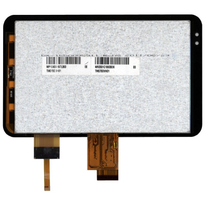 Матриця для планшета 7", Normal (стандарт), 60 pin (знизу по центру), 1024x600, Світлодіодна (LED), з тач скрином, без кріплень, глянсова, Tianma (AVIC), TM070DVH01 WT
