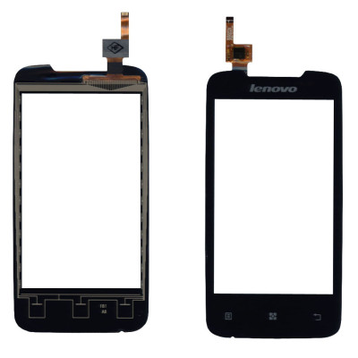 Тачскрін (Сенсорне скло) для смартфона Lenovo A390 чорний
