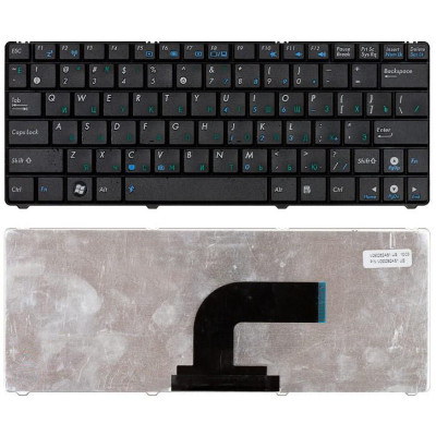 Клавіатура для ноутбука Asus EEE PC 1101 1101HA N10 N10E N10J Black, RU