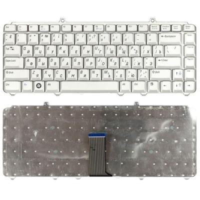 Клавіатура для ноутбука Dell Inspiron (1420, 1525, 1540) Vostro ( 1400, 1500) Silver, RU/EN