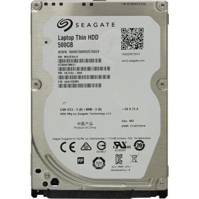 Жорсткий диск для ноутбука HDD 2,5" 500GB Seagate ST500LM021