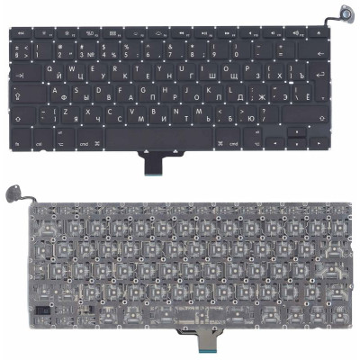 Клавіатура для ноутбука Apple MacBook 2011+ (A1278) Black, (Original), (No Frame), RU (вертикальный энтер)