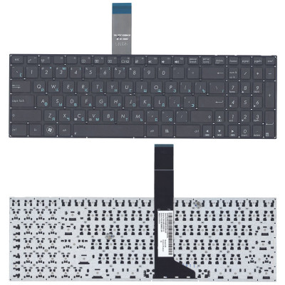Клавіатура для ноутбука Asus A56, F552, K56, R501, R510, X501, X550, A550, F550, F552, K550, P550, R513, X552, A750, K750, X750 Black, (No Frame), RU (горизонтальный энтер)