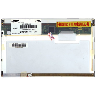 Матриця для ноутбука 10,1", Normal (стандарт), 30 pin широкий (зверху праворуч), 1280x768, Лампова (1 CCFL), без кріплень, глянсова, Samsung, LTN106W2-L01
