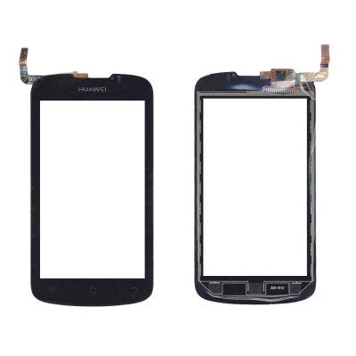 Тачскрін (Сенсорне скло) для смартфона Huawei Ascend G300 з рамкою сірий