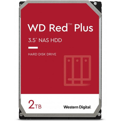 Накопичувач HDD SATA 2.0TB WD Red Plus 5400rpm 128MB (WD20EFZX)