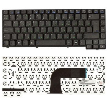 Клавіатура для ноутбука Asus EEE PC (A3A, A3E, A3H, A3L, A3G, A3V, A4, A7, F5R, F5L, M9, Z8, F5SV F5 G2K G2P G2PB G2PC G2S G2SG G2SV X50N X50R X50RL X50Z X50VL X51C X51H X59 X59L) Black, RU