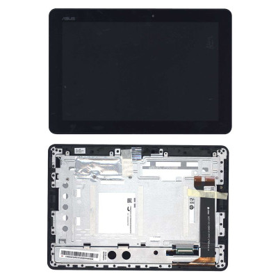 Матриця з тачскріном (модуль) Asus MeMO Pad 10 (ME102A) V4.0 чорний з рамкою. Знято з апаратів