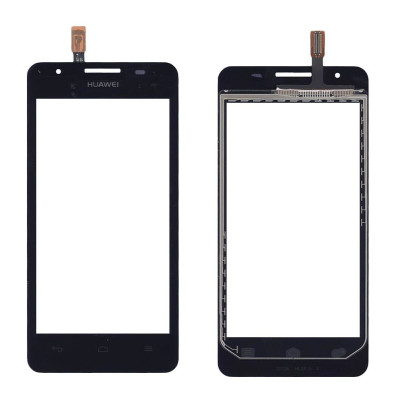 Тачскрін (Сенсорне скло) для смартфона Huawei Ascend G510 чорний