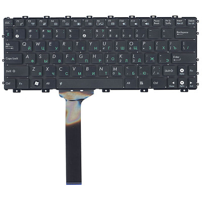 Клавіатура для ноутбука Asus Eee PC (1011, 1015, 1018, X101) Black, (No Frame) RU