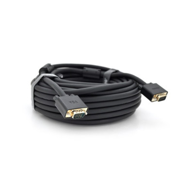 Кабель Veggieg VGA - VGA, (M/M), 15 м, Black (YT-VGA(M)/(M)3+6VG-15/19697) пакет
