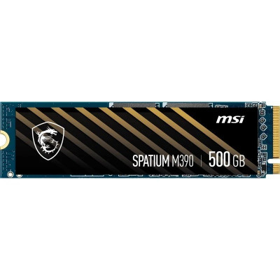 Накопичувач SSD 500GB MSI Spatium M390 M.2 2280 PCIe 3.0 x4 NVMe 3D NAND TLC (S78-440K070-P83) Накопичувач SSD 500GB MSI Spatium M390 M.2 2280 PCIe 3.0 x4 NVMe 3D NAND TLC (S78-440K070-P83)
