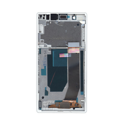 Матриця з тачскріном (модуль) для Sony Xperia Z C6603 чорний з білою рамкою